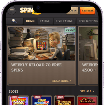 SpinBoss live casino tafel met dealer